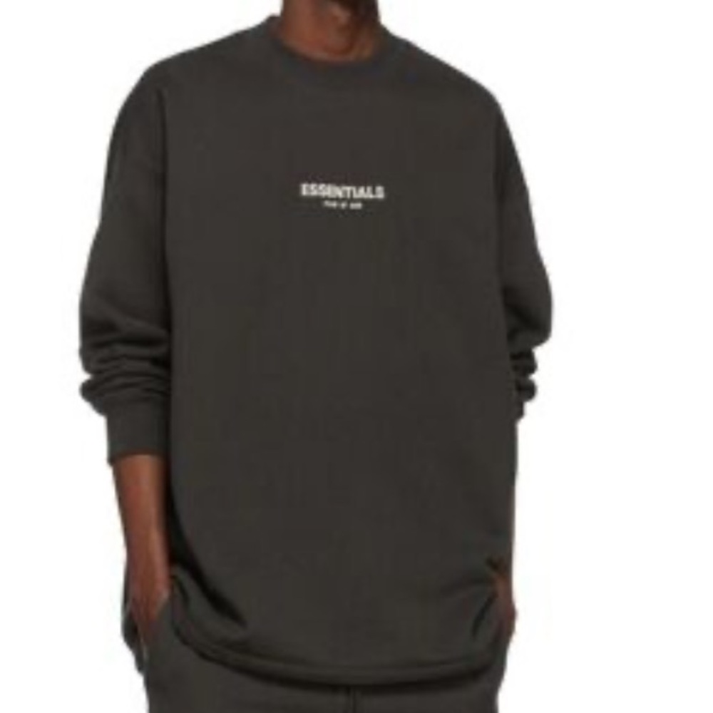 Essentials Fear Of God Men's oversized Crewneck Sweater size XS